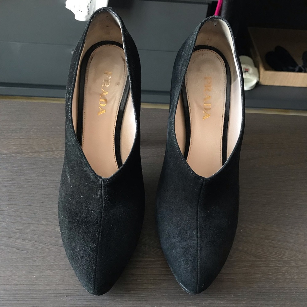 Prada Black Booties